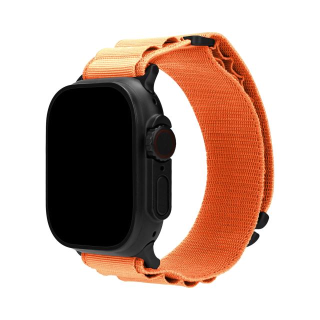 Mobilize Nylon Watch Band - Alpine - Sort Stik - til Apple