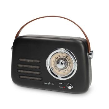 FM-radio Bærbar Model Bluetooth® / FM Batteridrevet / USB-drevet - Nedis