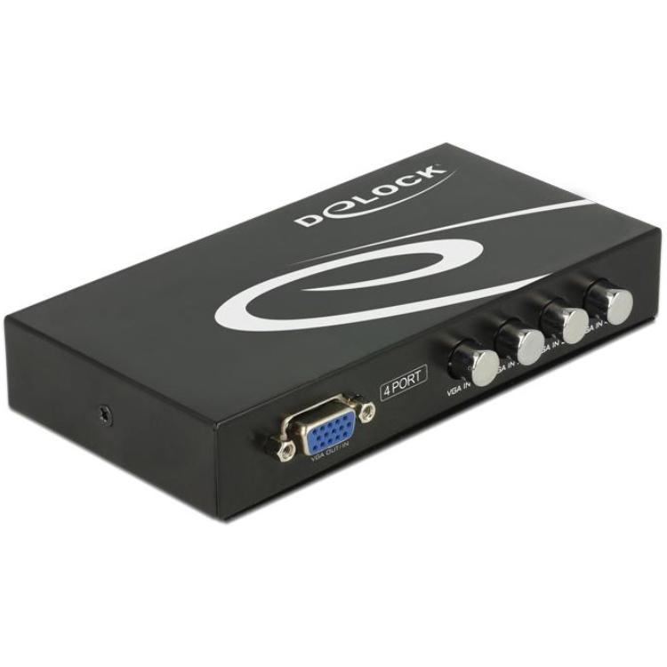 4-ports VGA-vælger - Delock