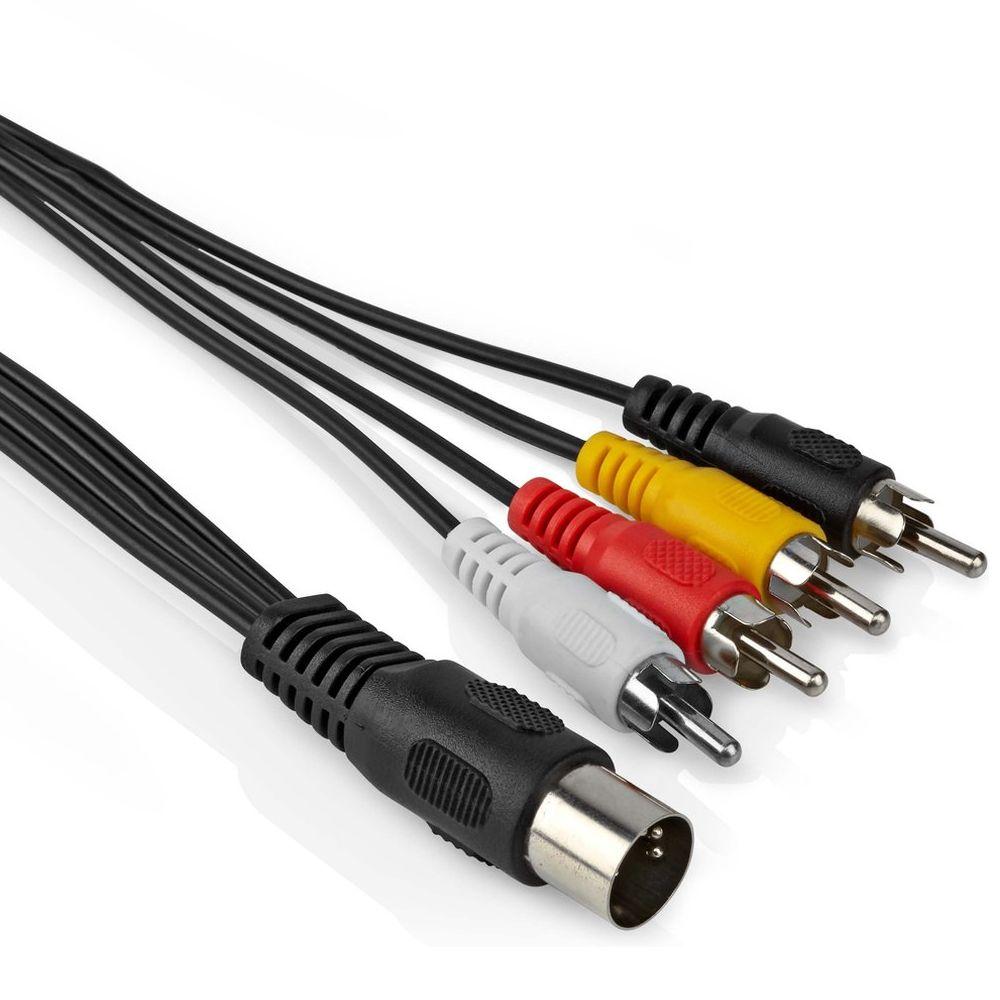 DIN til RCA audiokabel - Allteq