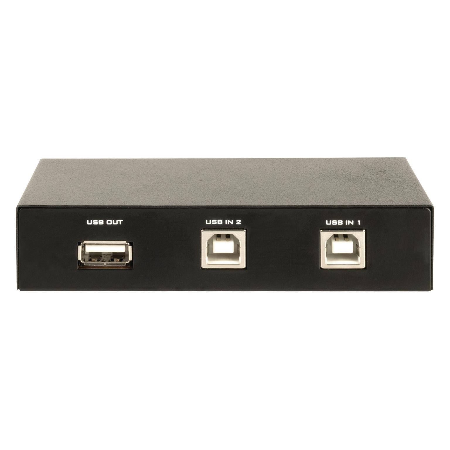 USB 2.0-switch - 2 porte - König